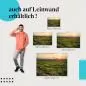 Preview: Leinwandbild "Farbenfroher Sonnenuntergang": Farbenpracht & Idylle der Natur