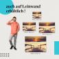 Preview: Leinwandbild "Sonnenuntergang am Strand": Urlaub & Entspannung