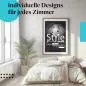 Preview: Schlafzimmer Deko: Style & Fashion mit "Zitat" Poster