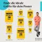 Preview: "Erreiche deine Ziele: Go for it!": Poster mit Motivationsspruch