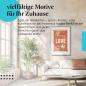 Preview: Stylisches Leinwandbild: Vintage Metallschild - Alles was du brauchst ist Liebe... oder Cupcakes.