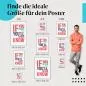 Preview: "Wer nicht wagt, der nicht gewinnt!": Poster - Herausforderungen & Erfolg