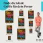 Preview: "You make me happy": Liebesposter - Farbenfroher Spruch & Ausdruck der Freude