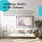 Preview: Stylisches Leinwandbild: Bücherliebe - Inspirierendes Zitat.