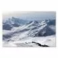 Preview: Schneebedeckte Berggipfel, Gletscher, Alpen - unberührte Winterlandschaft.