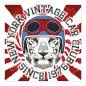 Preview: Tigerkopf mit Retro-Helm & Schriftzug "New York Vintage Car Club since 1978".