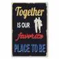 Preview: „Together Is Our Favorite Place To Be“ - Vintage-Poster für Paare und Verliebte.