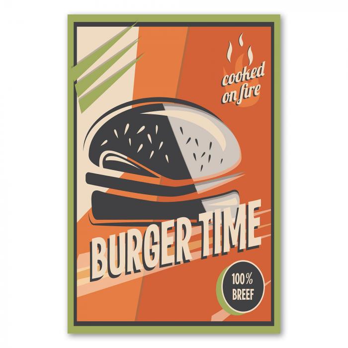 Burger-Time: Dieser saftige Burger im Retro-Stil macht Lust auf mehr!