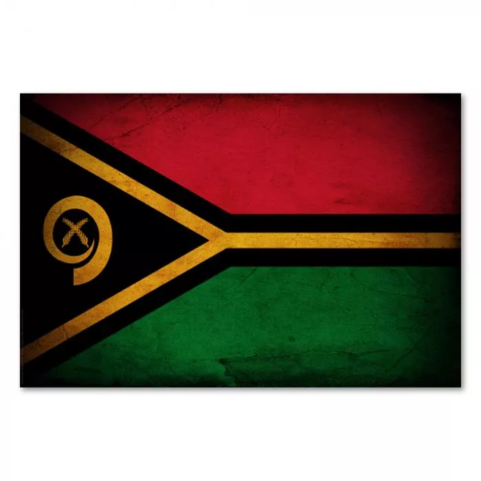 Vanuatu Flagge - Schwarzes 