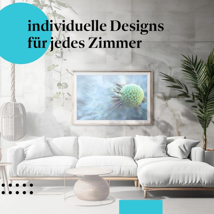 Schlafzimmer Deko: "Pusteblume" Poster: Zarte Schönheit - perfekt fürs Schlafzimmer.