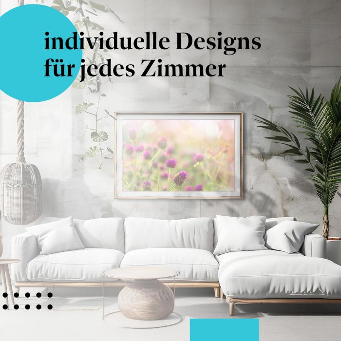 Schlafzimmer Deko: "Amarant" Poster: Die Farbenpracht der Natur - perfekt für Ihre Wand.