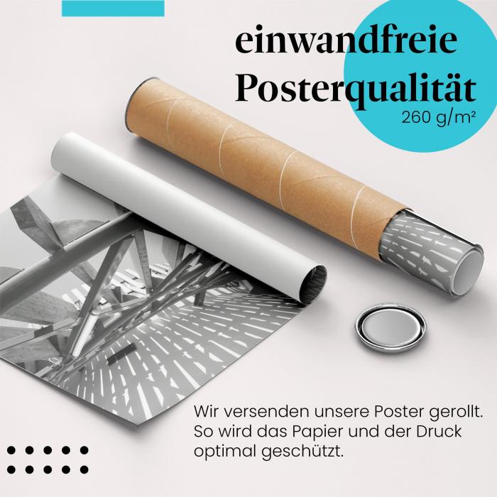 "Architekturfotografie": Gerolltes Poster, abstrakt.