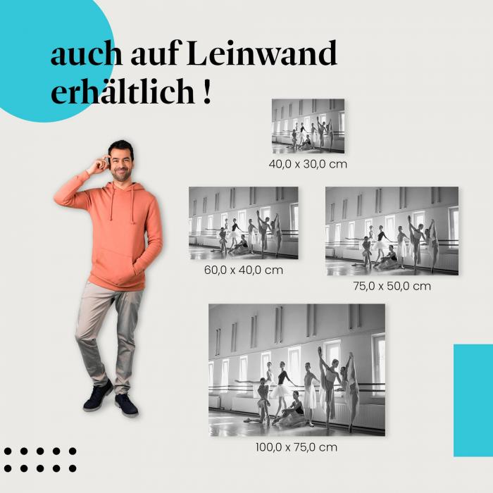 "Anmut und Disziplin" Leinwandbild: Ein eleganter Blickfang für dein Zuhause!