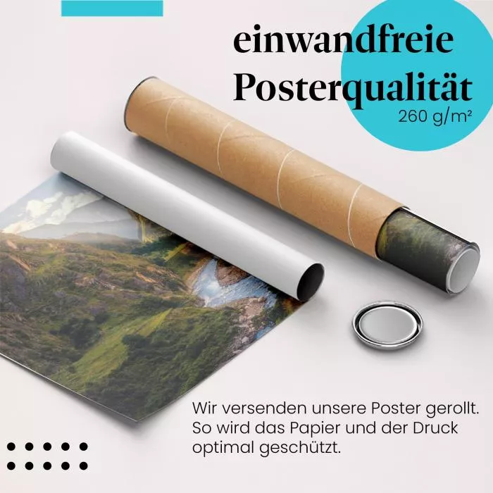 Smaragdgrüner Fluss | Postereck 3127