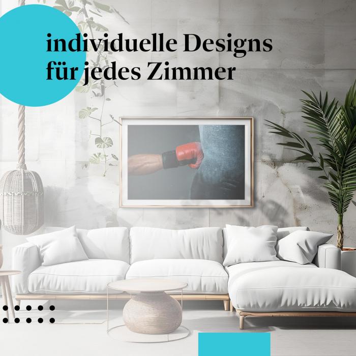 Schlafzimmer Deko: Action mit "Boxen" Poster