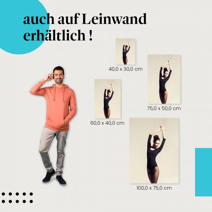 Leinwandbild "Eleganz in Schwarz": Tanz & Eleganz