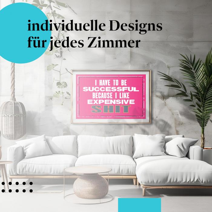 Schlafzimmer Deko: Erfolg mit "Motivation" Poster