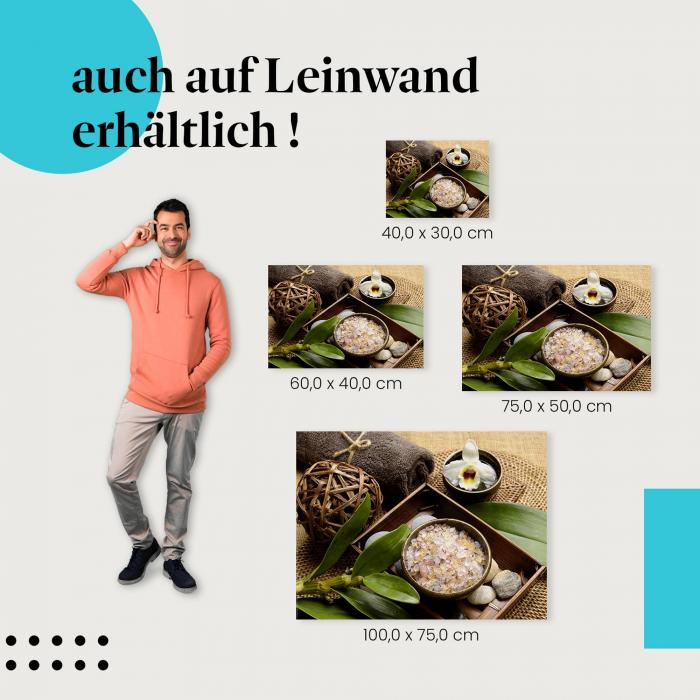 "Exotische Wellness" Leinwandbild. Finde die ideale Größe und setze Akzente!