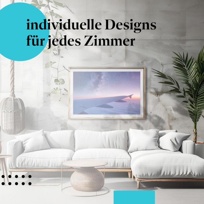 Schlafzimmer Deko: "Sternenhimmel" Poster - Träumen Sie von fernweh.