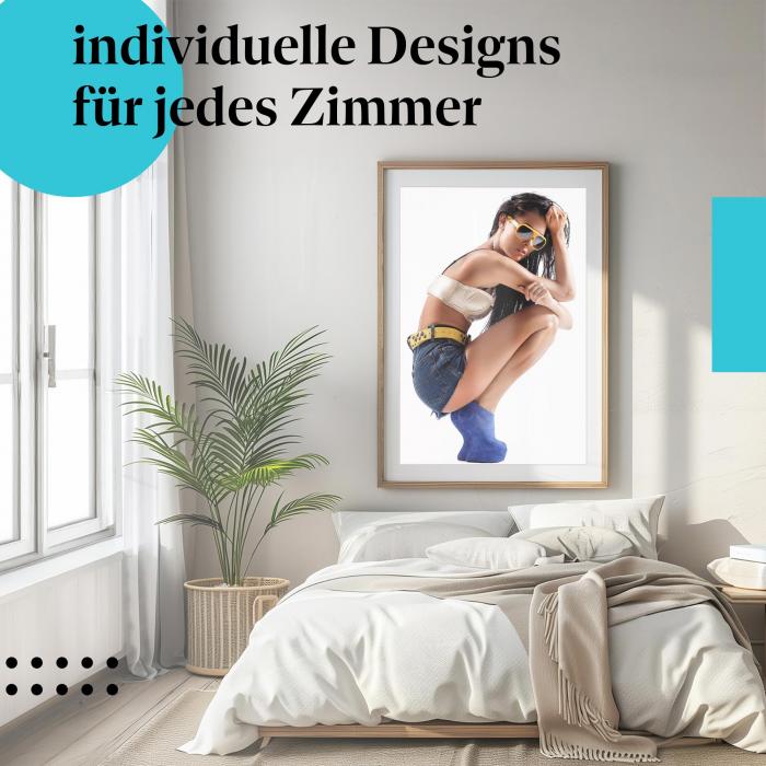 Schlafzimmer Deko: "Style" Poster - Für alle, die Mode & Coolness lieben.