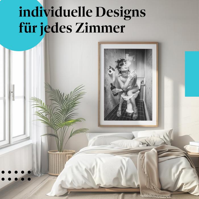 Schlafzimmer Deko: "Humor" Poster: Für alle, die das Leben mit Humor nehmen.