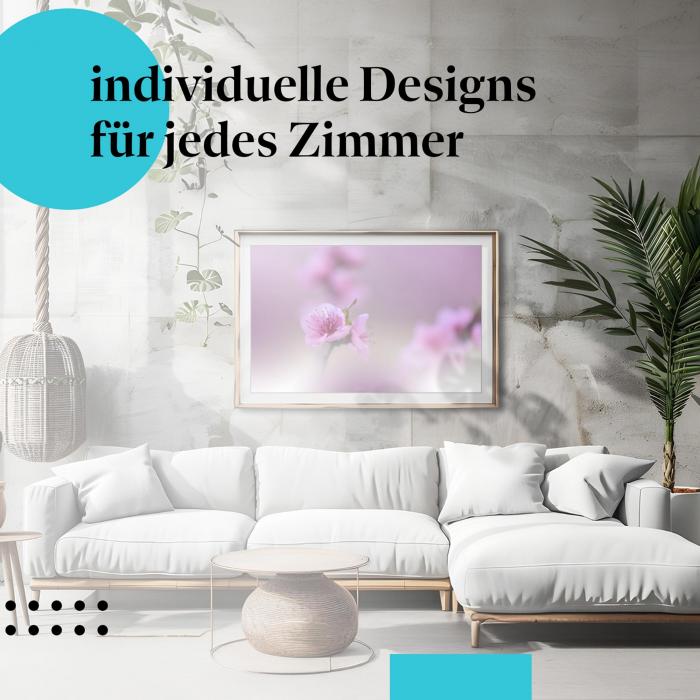 Schlafzimmer Deko: "Blüten" Poster: Frühling & Romantik - perfekt für Ihr Schlafzimmer.