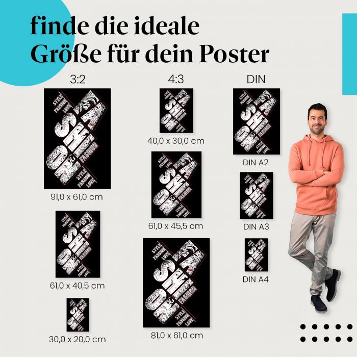 "Das Meer der Gefühle" Poster: Abstrakte Kunst!