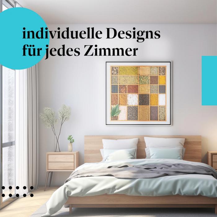 Schlafzimmer Deko: "Gewürze" Poster - exotische Aromen für Ihre Wand.