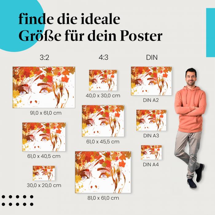 "Herbstliche Träume" Poster: Herbstdeko - jetzt bestellen!