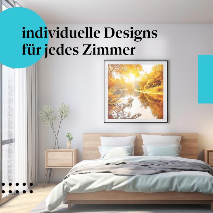 Schlafzimmer Deko: "Herbst" Poster: Die Schönheit der Natur für Ihr Zuhause.