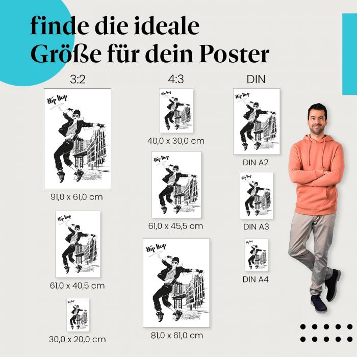 Tanze mit der Stadt! Das "Urban Dance" Poster bringt New Yorker Flair in dein Zuhause!