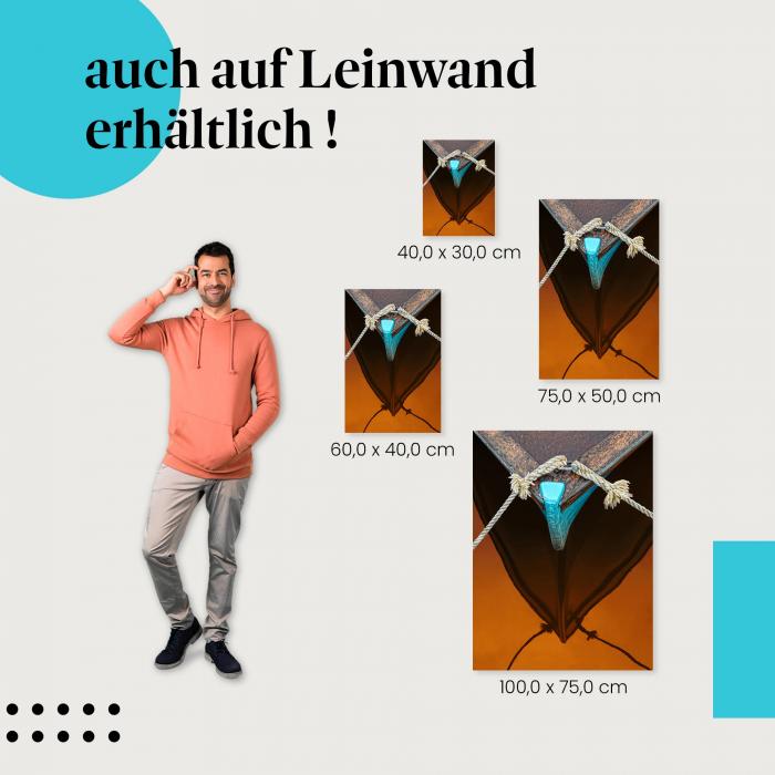 Leinwandbild "Spiegelbild": Ein Spiel aus Farben & Formen