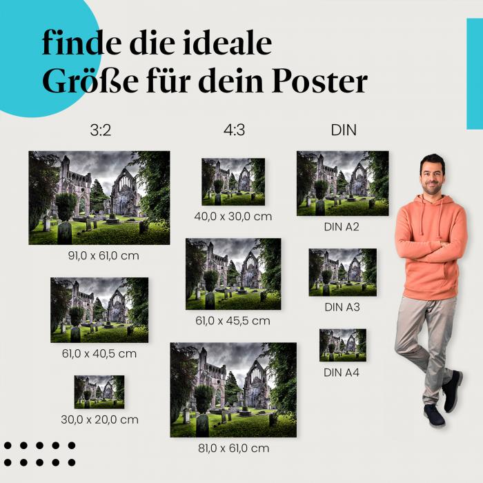 Alter Friedhof Poster: Mystische Stimmung für deine Wand!