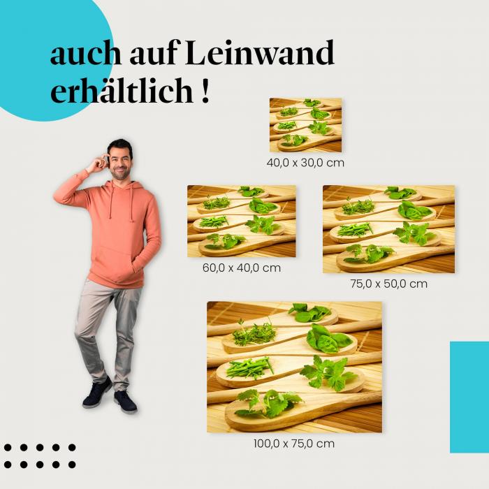 Leinwandbild "Frische Kräuter": Lebensmittel & Gewürze