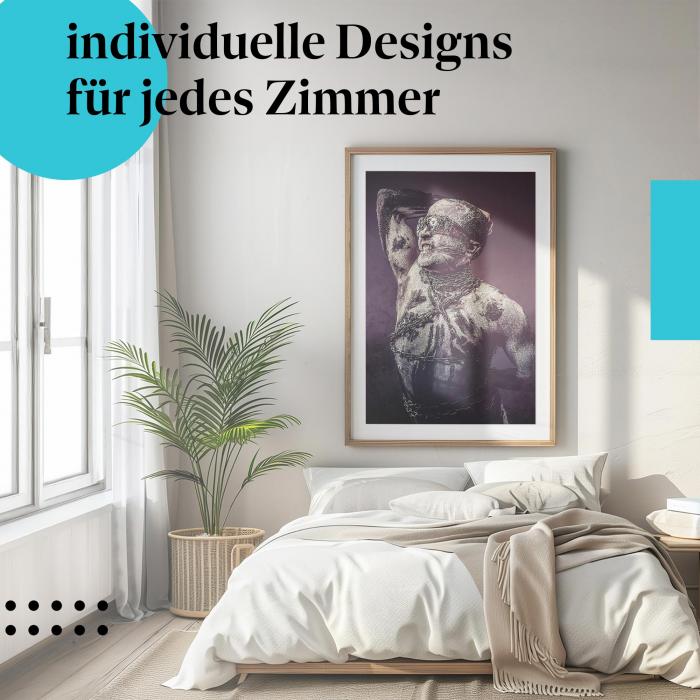 Schlafzimmer Deko: "Emotionen" Poster: Kraftvolle Fotografie, ein Hingucker!