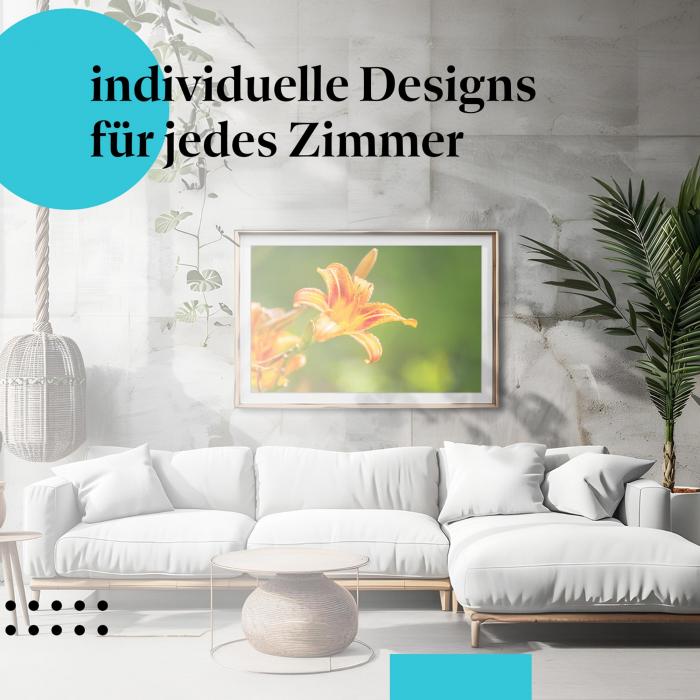 Schlafzimmer Deko: "Lilie" Poster: Exotische Blütenpracht - perfekt fürs Schlafzimmer.