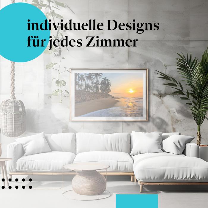 Schlafzimmer Deko: "Strand" Poster: Träumen Sie von Sonne, Sand & Meer!