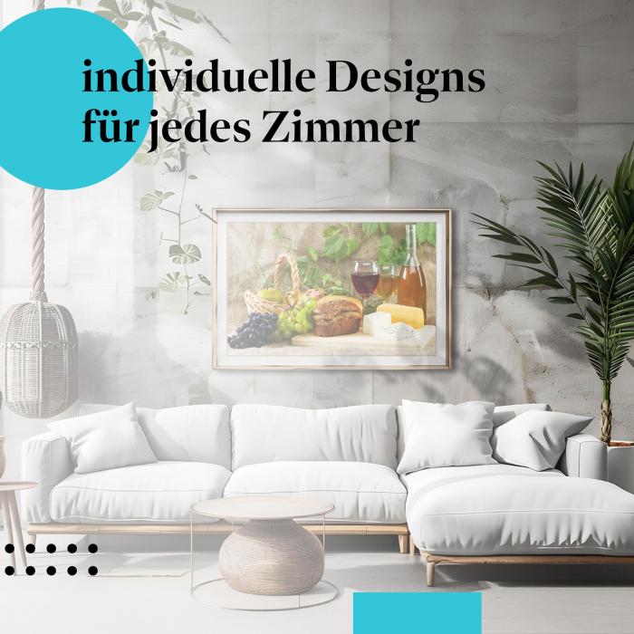 Schlafzimmer Deko: Genuss mit "Picknick" Poster