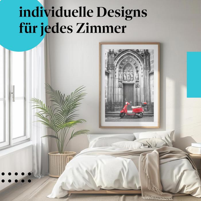 Schlafzimmer Deko: "Roller" Poster: Für alle, die das Besondere lieben!