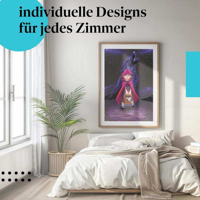 "Märchenwelt": Kunstdruck - Deko für Kinder & Märchenfreunde.