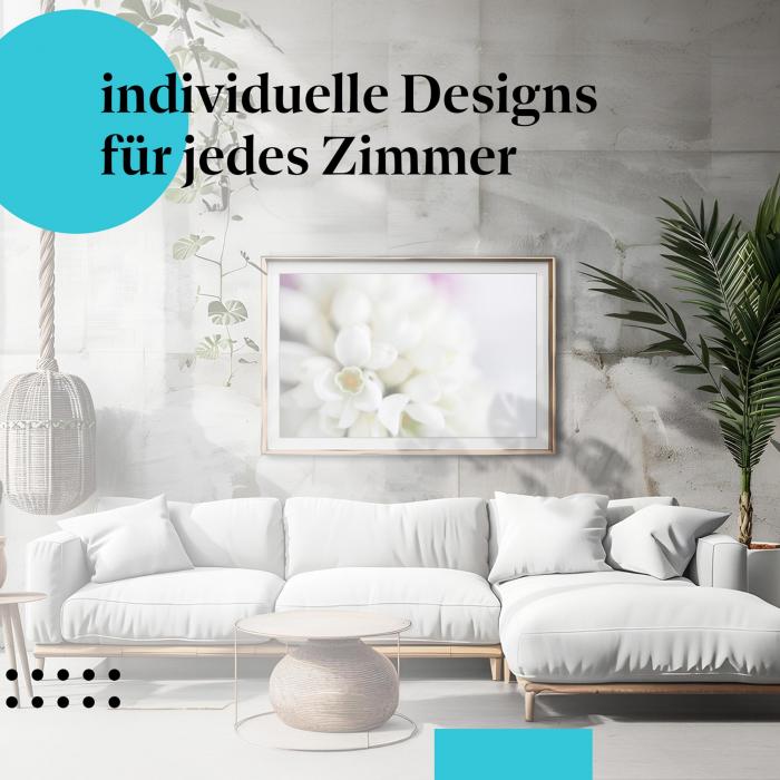 Schlafzimmer Deko: "Schneeglöckchen" Poster: Frühlingsgefühle - perfekt fürs Schlafzimmer.