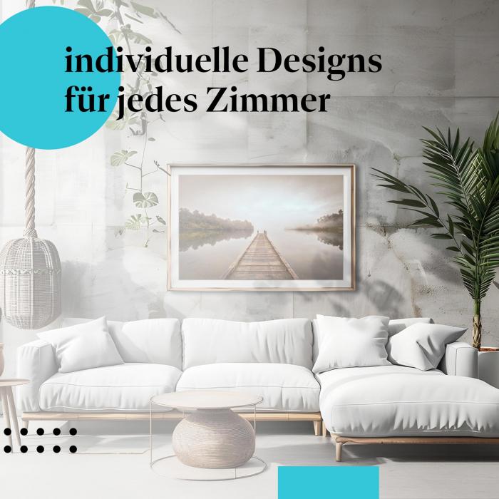 Schlafzimmer Deko: "See" Poster: Entspannung & Mystik für Ihr Schlafzimmer.