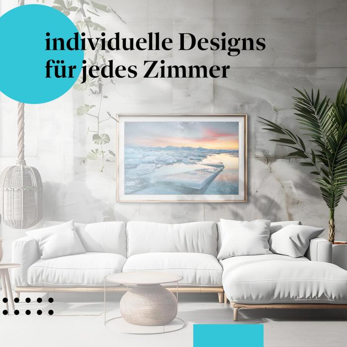 Schlafzimmer Deko: "Milchstraße" Poster: Der Sternenhimmel - perfekt zum Träumen.