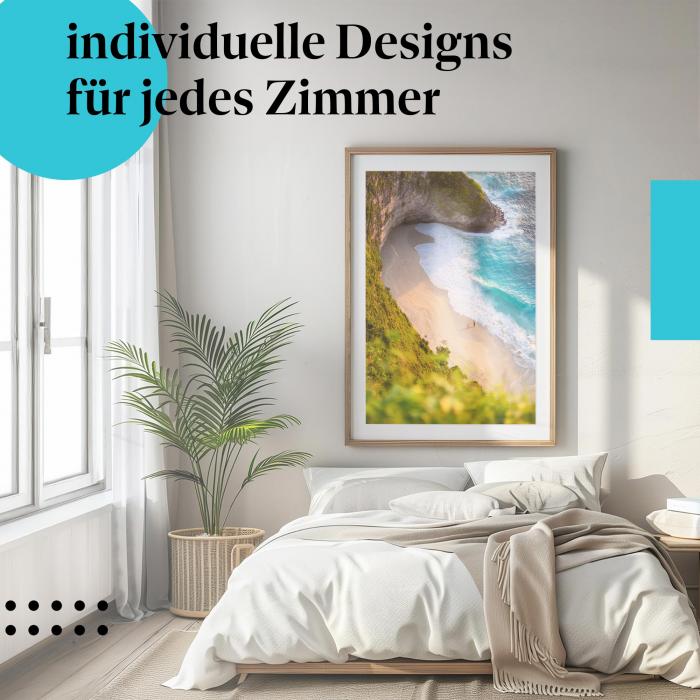 Schlafzimmer Deko: "Strand" Poster: Urlaubsfeeling & Entspannung pur!