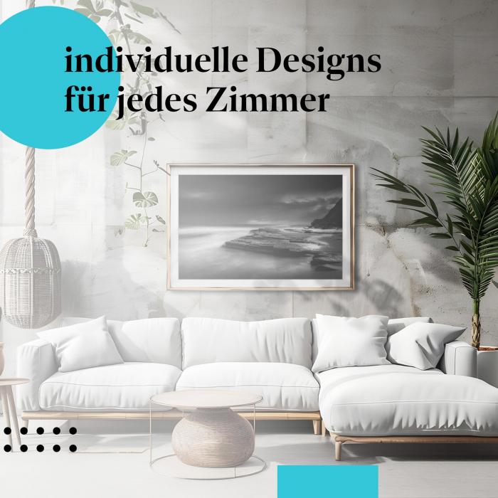 Schlafzimmer Deko: "Küste" Poster - Die Kraft des Meeres - perfekt fürs Schlafzimmer.