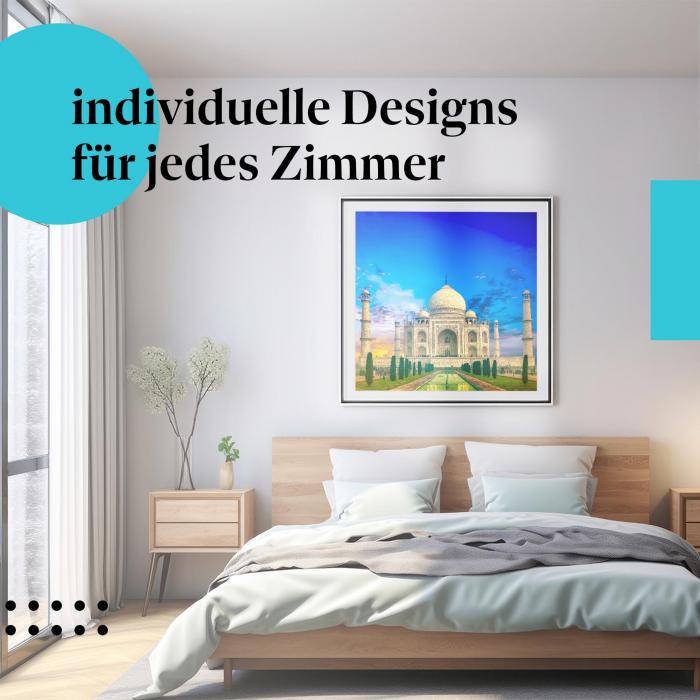 "Indische Pracht": Kunstdruck - Deko für Reisefans & Romantiker.