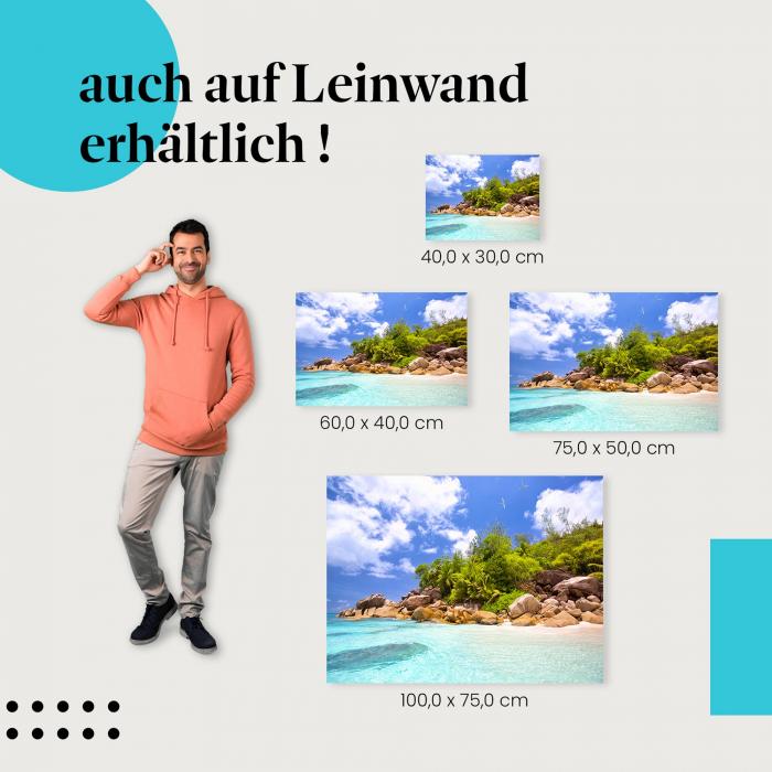 Leinwandbild "Paradiesischer Strand": Reise & Urlaub