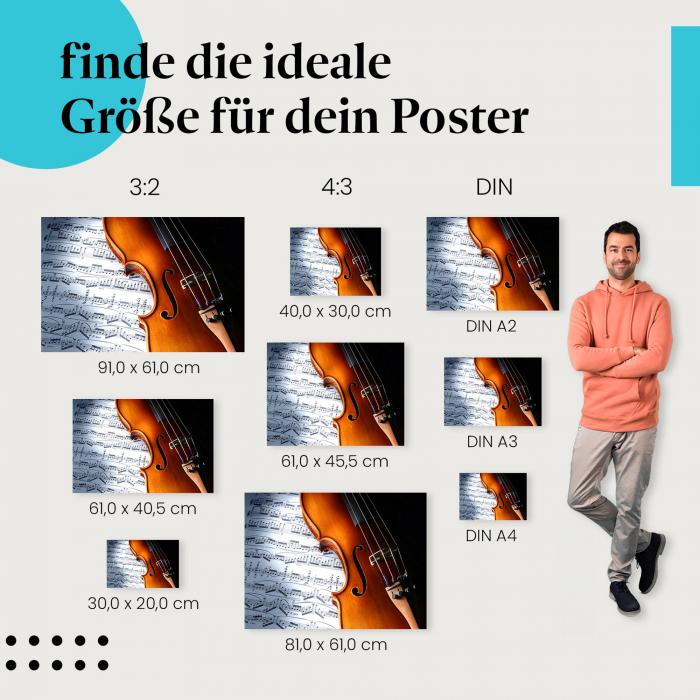 Violine Poster: Klassische Musik - jetzt bestellen!