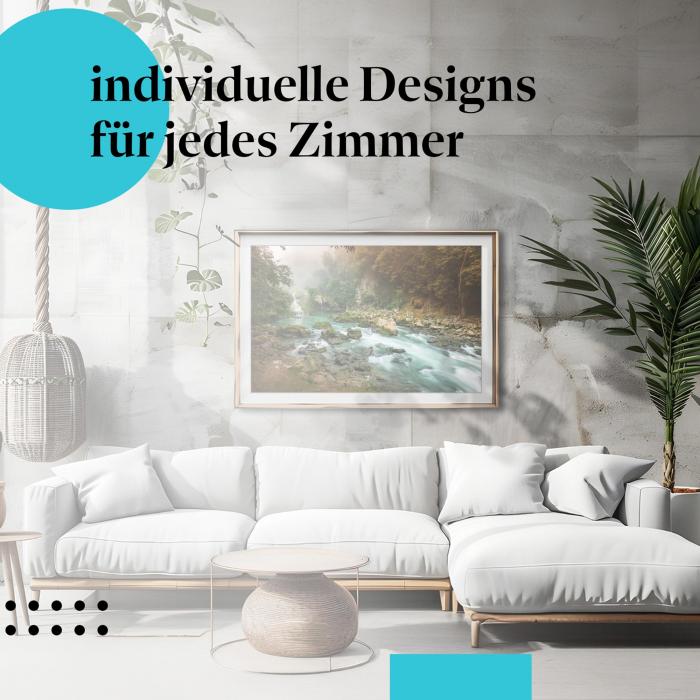 Schlafzimmer Deko: Natur mit "Wasserfall" Poster