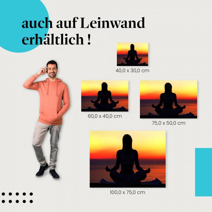 Leinwandbild "Yoga-Meditation": Yoga & Meditation